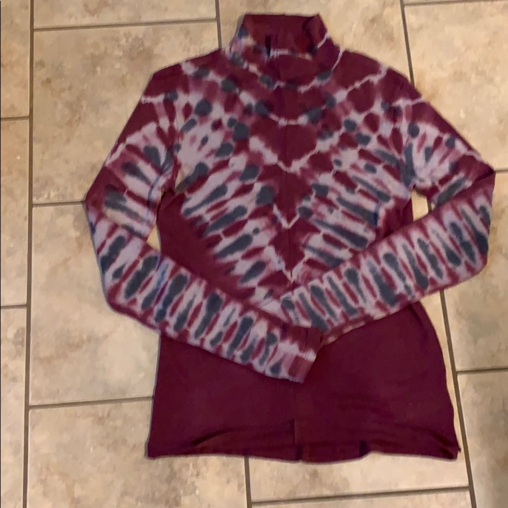 Free people tie dye shirt